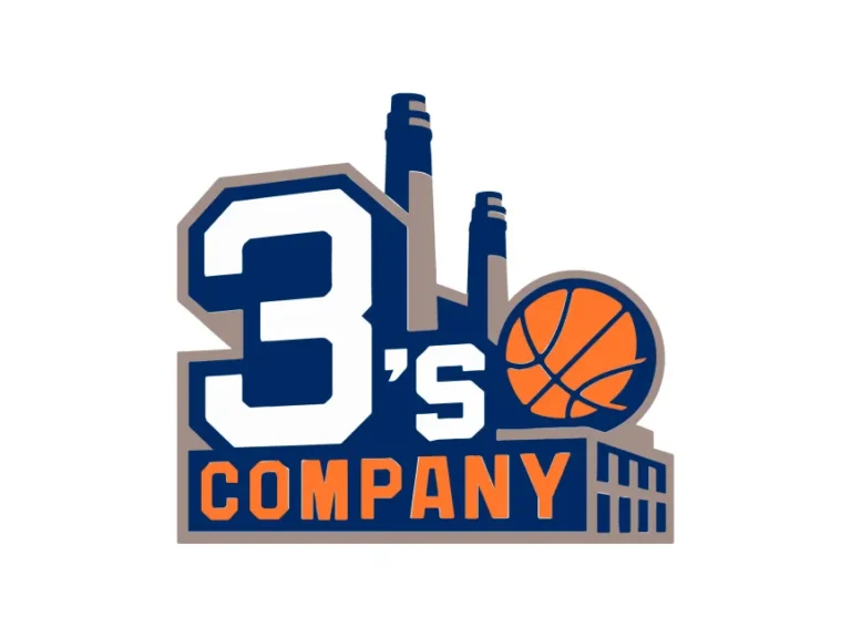 3’s Company Basketball Logo