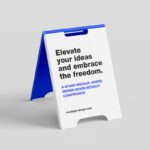 4 A-stand Mockups in Minimal Setting