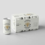4 Beer Can Six Pack Mockup in Different Sights