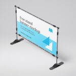 4 Different Angles Banner Stand Mockups