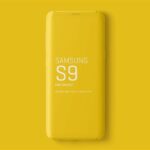 4 Different Minimal Samsung Galaxy S9 Mockups