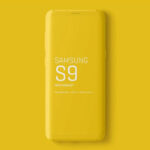 4 Different Minimal Samsung Galaxy S9 Mockups