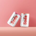 4 Different Visions of 150ml Soda Can Mockup