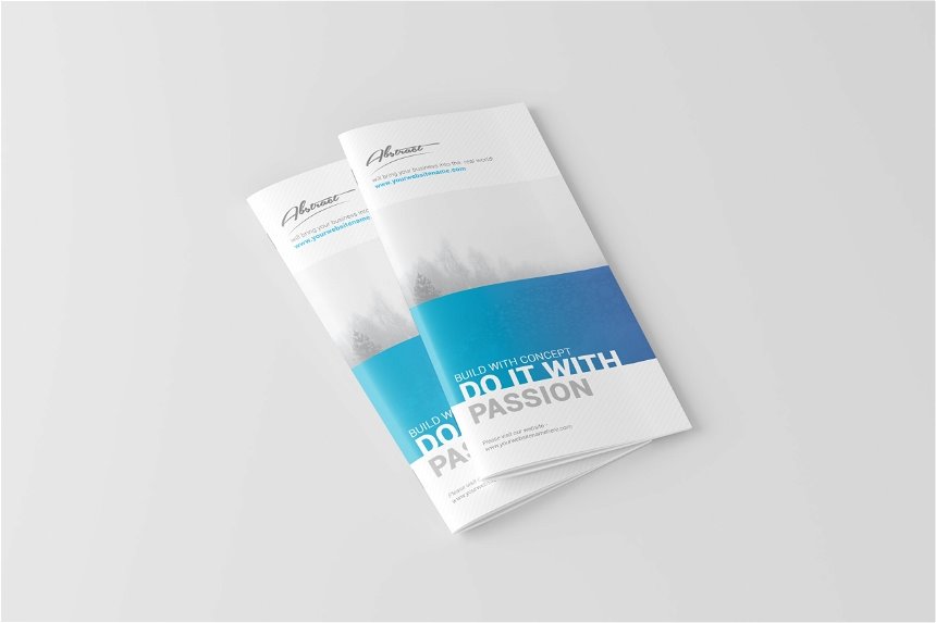 4 Different Visions of DL Brochure Mockup