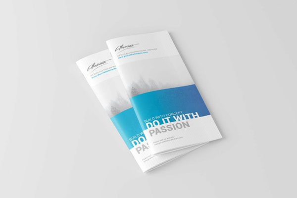 4 Different Visions of DL Brochure Mockup