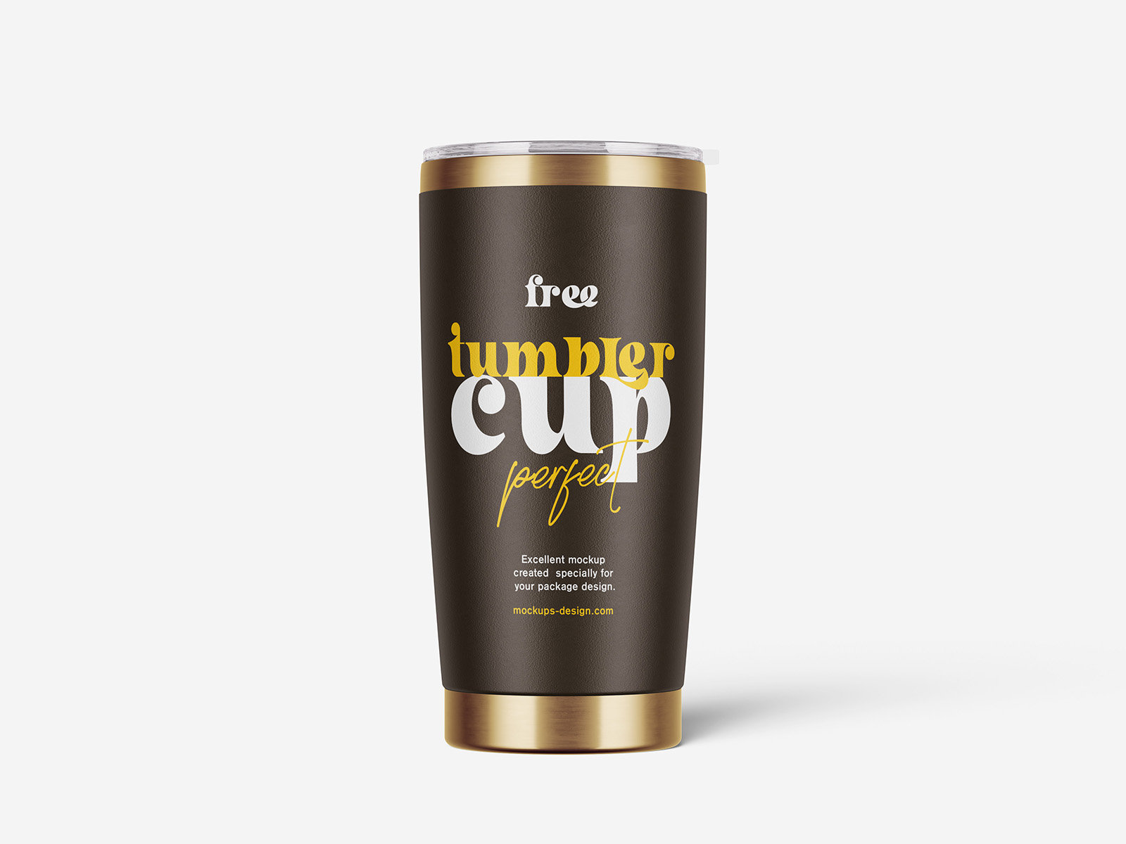 4 Different Visions of Tumbler Mockup FREE PSD
