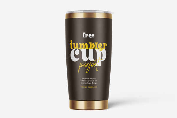 4 Different Visions of Tumbler Mockup