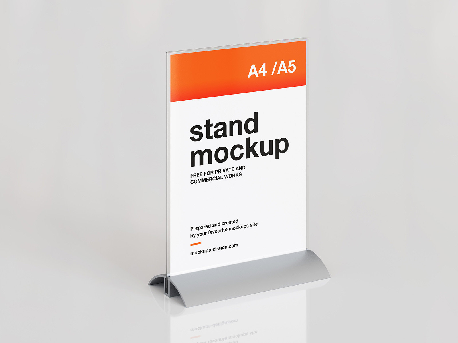 4 Distinct Sights of Desk Stand Mockup FREE PSD