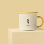 4 Distinct Visions of Enamel Mugs Mockup