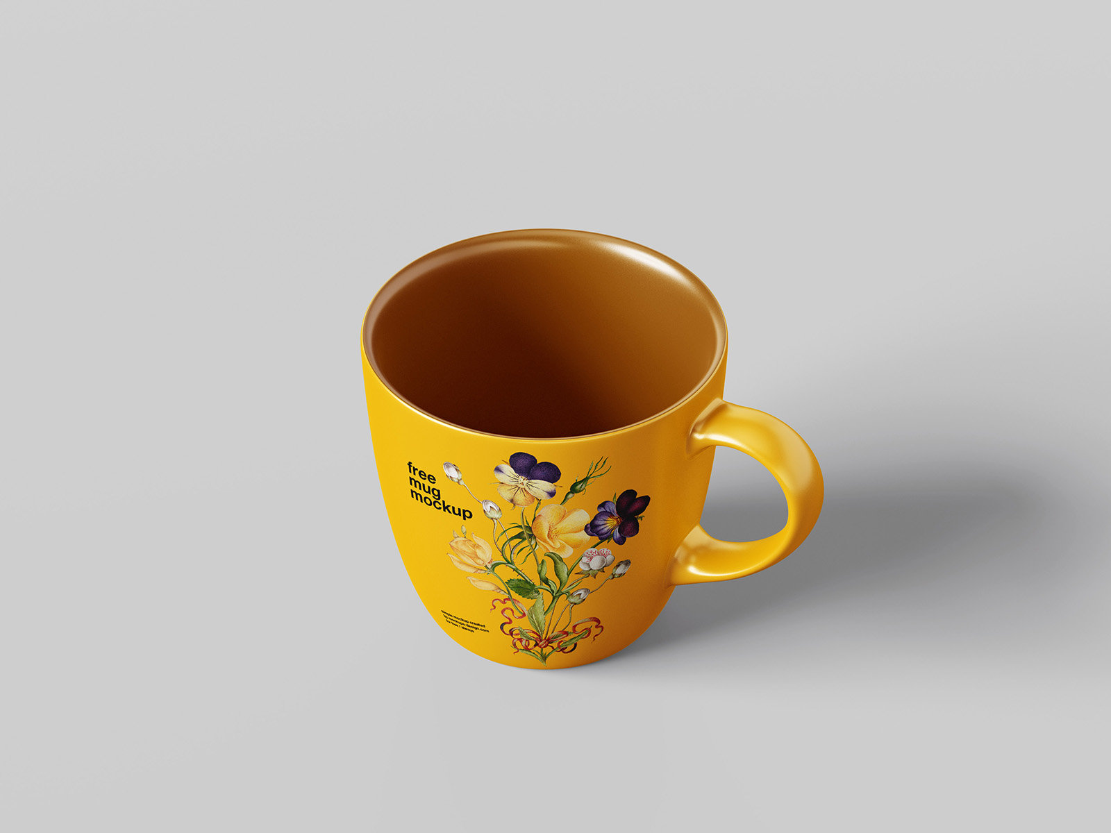 4 Matt Mug Mockups in Varied Visions FREE PSD
