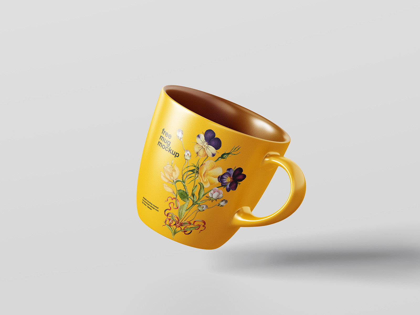 4 Matt Mug Mockups in Varied Visions FREE PSD