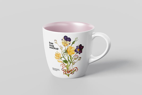 4 Matt Mug Mockups in Varied Visions