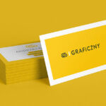 4 Mockups Including Stack of Business Cards in Different Views