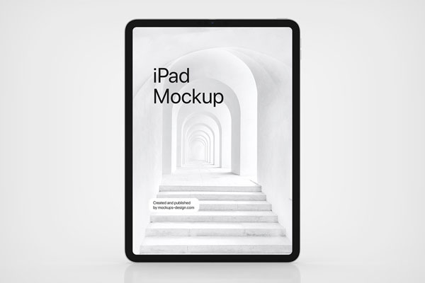 4 Mockups of iPad from Various Views