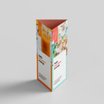 4 Mockups of Table Tent Menu mockup preview