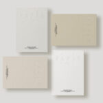 4 Papers Mockup in Top View