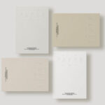 4 Papers Mockup in Top View