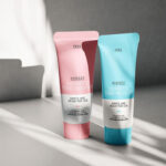 4 Plastic Cosmetic Tube Mockups mockup preview