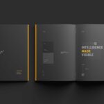 4 Shots of A4 Magazine Brochure Mockup