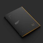 4 Shots of A4 Magazine Brochure Mockup