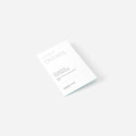 4 Shots of Bi-folded Business Card Mockup