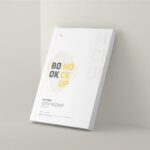 4 Shots of Clean Softcover Book Mockup