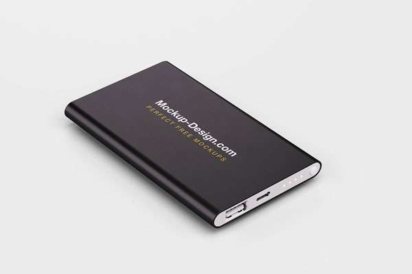 4 Shots of Power Bank Mockup