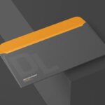 4 Showcases of DL Envelope Mockup