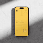 4 Showcases of iPhone 14 Pro Mockup