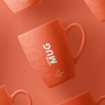 4 Showcases of Mug Mockup with Notebook