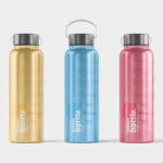 4 Showcases of Thermal Bottle Mockup