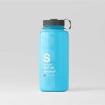 4 Shows of Sport Bottle Mockup
