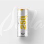 4 Sights of 250ml Soda Can Mockups