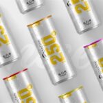 4 Sights of 250ml Soda Can Mockups