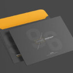 4 Sights of 6×9 Inch Envelope Mockup