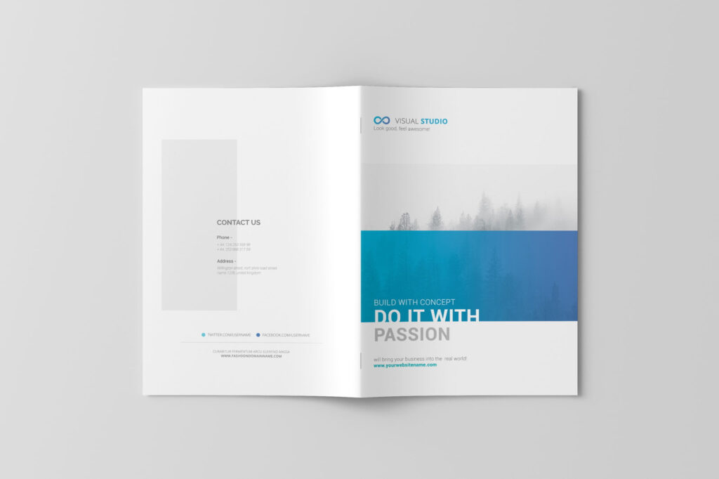 4 Sights of A4 Magazine Mockup