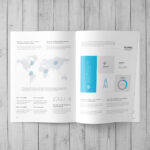 4 Sights of A4 Magazine Mockup