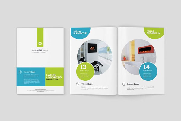 4 Sights of A5 Magazine Mockup