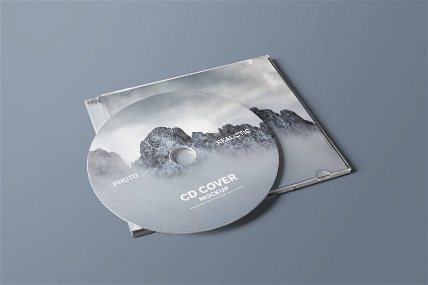 4 Sights of CD Cover Mockup mockup preview