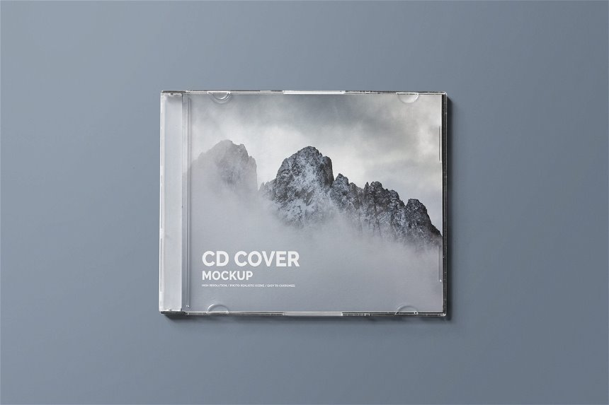 4 Sights of CD Cover Mockup mockup preview