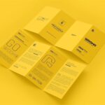 4 Sights of DL 4 Fold Brochure Mockup mockup preview