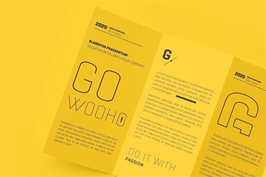 4 Sights of DL 4 Fold Brochure Mockup mockup preview