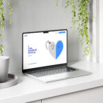 4 Sights of MacBook Mockup on Dresser