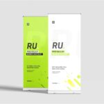 4 Sights of Roll Up Banner Mockup mockup preview