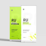 4 Sights of Roll Up Banner Mockup mockup preview