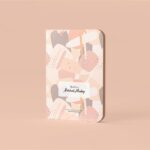 4 Sights of Sleek Rounded Corner Notebook Mockup mockup preview