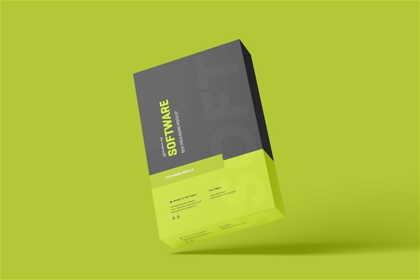 4 Sights of Software Box Mockup