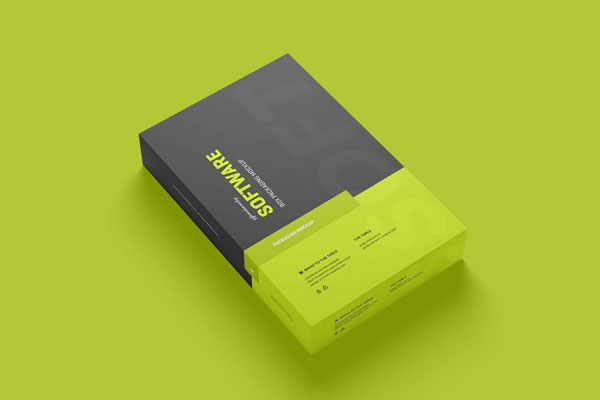 4 Sights of Software Box Mockup