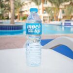 4 Sights of Hand Holding Water Bottle Mockup