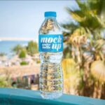 4 Sights of Hand Holding Water Bottle Mockup